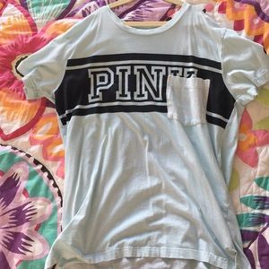 Light blue Victoria’s Secret PINK Shirt